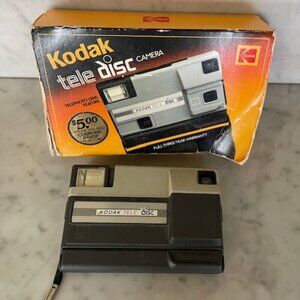 KODAK Tele Disc Camera Vintage In Orginal Box